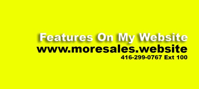 Features On My Website Features On My Website